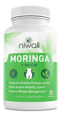 Moringa 90caps Niwali - Unidad a $2242