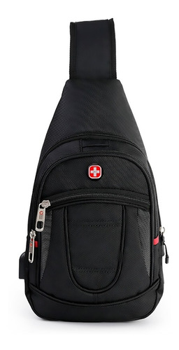 Shoulder Bag Bolsa Transversal Saída Usb Antifurto Crossgear