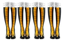 Comprar 4 Pares De Medias Patas Pollo Calcetas Largas Adulto Unisex