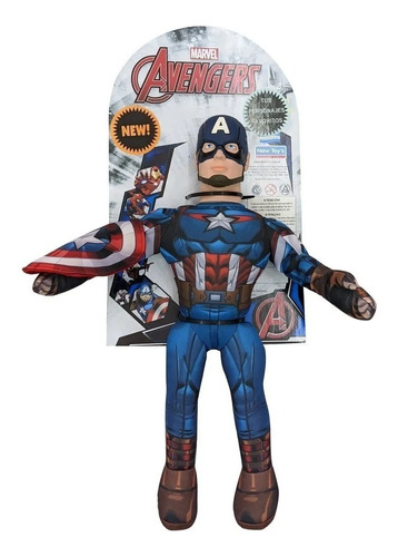 Capitan America Muñeco Soft Avengers Original New Toys