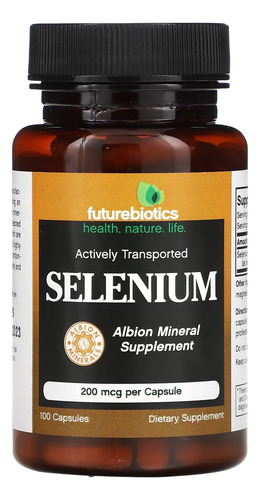 Futurebiotics Selenio 200 Mcg 100 Cápsulas Eeuu