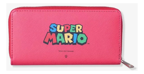 Carteira Super Mario - Zonacriativa Cor Vermelho