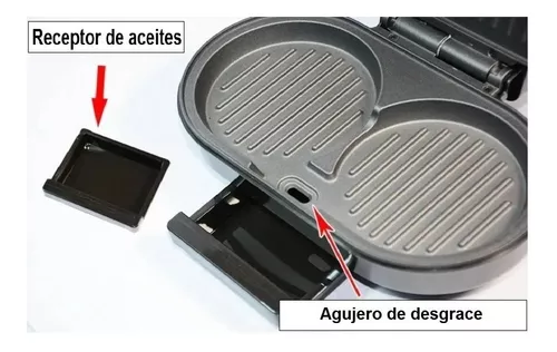 Plancha Sandwichera Hamburguesera Arepas Electrica