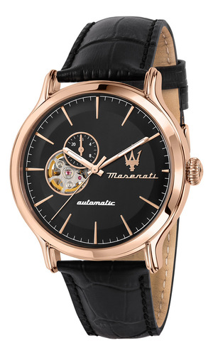 Reloj Maserati Moda Modelo: R8821118009 Color De La Correa Negro