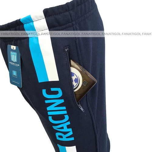 Imagen 3 de 10 de Bermuda Rustica De Algodón Racing Club Oficial