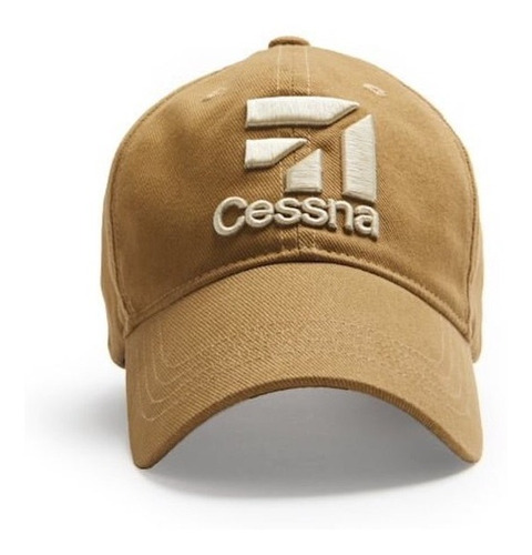 Gorro Piloto Cessna Tan