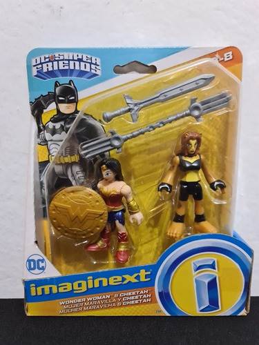 Imaginext Dc Wonder Woman & The Cheetah Mattel 