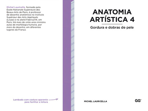Anatomia artística 4: Gordura e dobras de pele, de Lauricella, Michel. Editorial EO Editora LTDA, capa mole em português, 2020