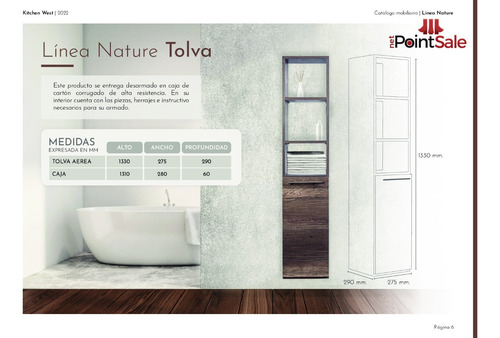 Imagen 3 de 3 de Organizador Tolva Baño Flotante
