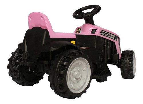 Imagem 4 de 9 de Mini Trator Elétrico Infantil Reboque Importway Rosa 6v