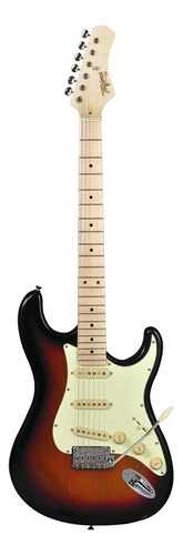 Guitarra elétrica Tagima Classic Series T-635 Classic de  amieiro sunburst with mint green shell com diapasão de bordo