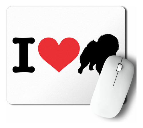 Mouse Pad I Love My Chow Chow (d0989 Boleto.store)