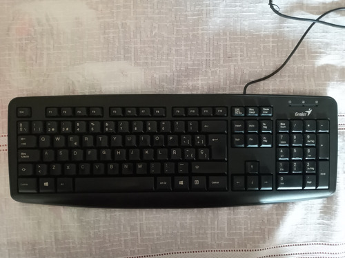 Teclado Usb Genius Kb-110x Black Español C/cable 