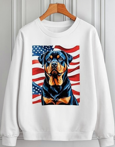Polera Genérica Diseño Rottweiler Sin Género 100% Algodón