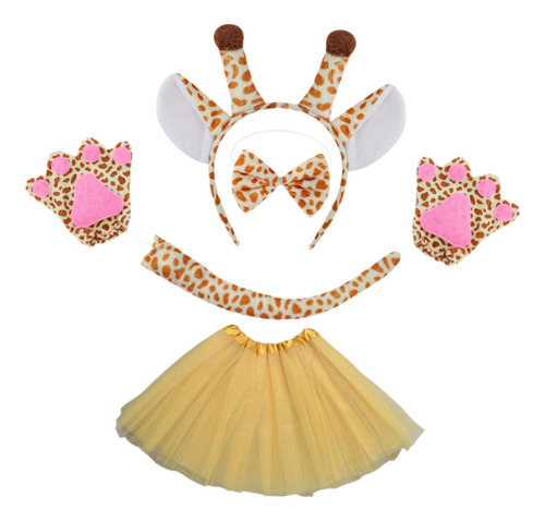 Conjunto De Disfraz De Jirafa, Lindos Accesorios De Disfraz