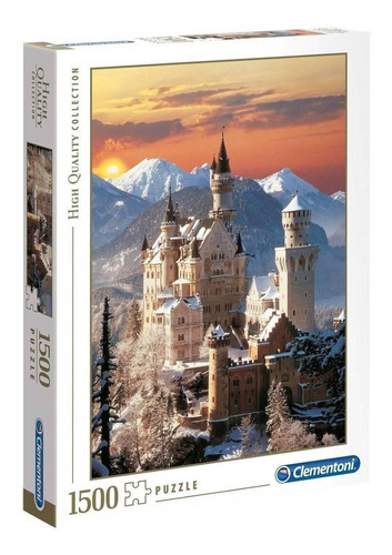 Rompecabezas Neuschwanstein Castillo 1500 Pz Clementoni