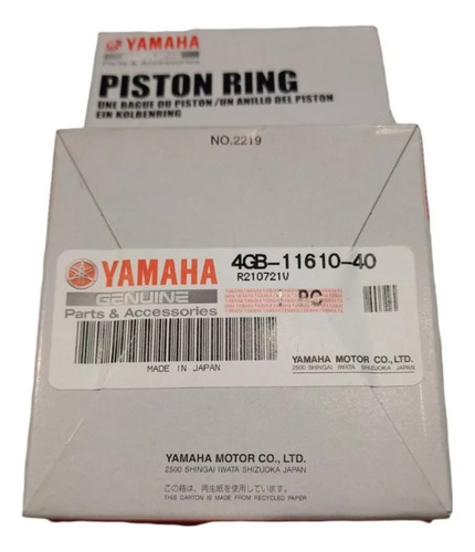 Juego De Aros Pistón Ring Yamaha Warrior/raptor (1.00)