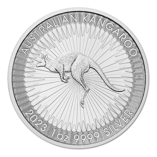 1 Onza De Plata Pura Australian Kangaroo 2023 Unc En Capsula