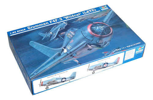 Grumman F4f-3 Wildcat (late) Trumpeter 02225 1:32