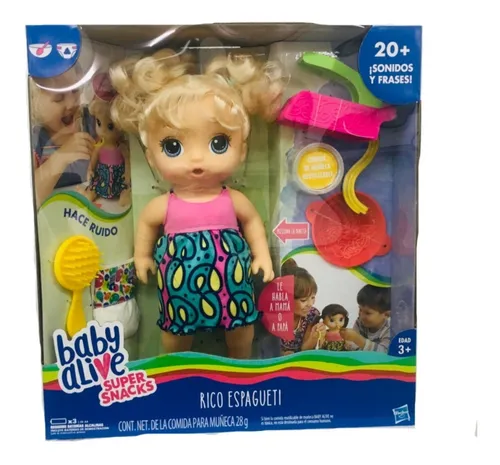 Baby alive top rico espagueti