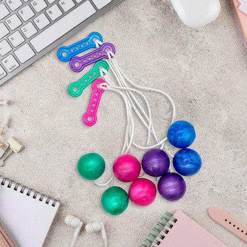 6 Novedad Swing Bump Ball En Una Cuerda Habilidades Motoras