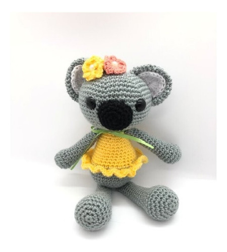 Amigurumi En Crochet - Koala Con Falda - Peluche En Crochet