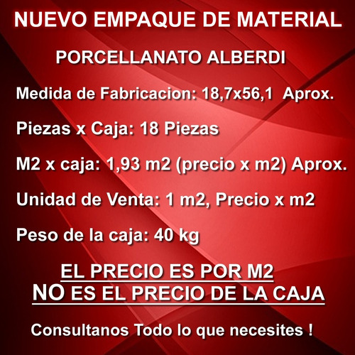 Porcelanato Alberdi 20x60 Fusion Simil Madera 1ª Cal X 1 M2