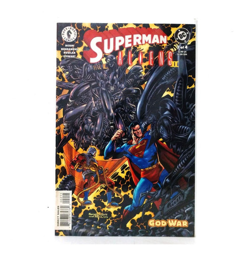 Superman Aliens Ii Godwar #2 (2002 Mini Series)