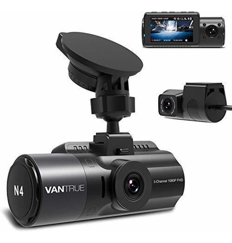 Vantrue N4 Cámara De Salpicadero 4k De 3 Canales, 4k  ...