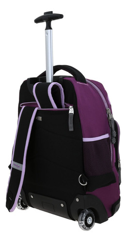 Mochila Grande De Ruedas Con Luz Led Happy Girl Chester