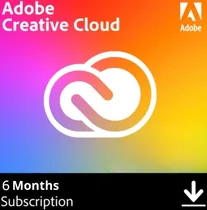 Comprar Adobe Creative Cloud [6 Meses] Incluye Cursos Obsequio
