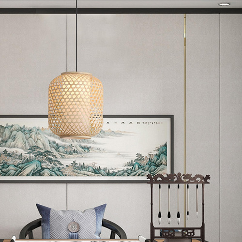 Abajur Estilo Japonês Tampa De Luz 9,84 X 15,75 Polegadas