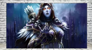 Cuadros World Of Warcraft Sylvanas Windrunner 72x45 W7