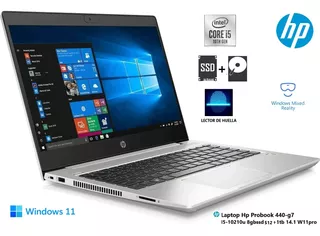 Laptop Hp Probook 440-g7 I5-10210u 8gbssd512+1tb 14.1 W11pro