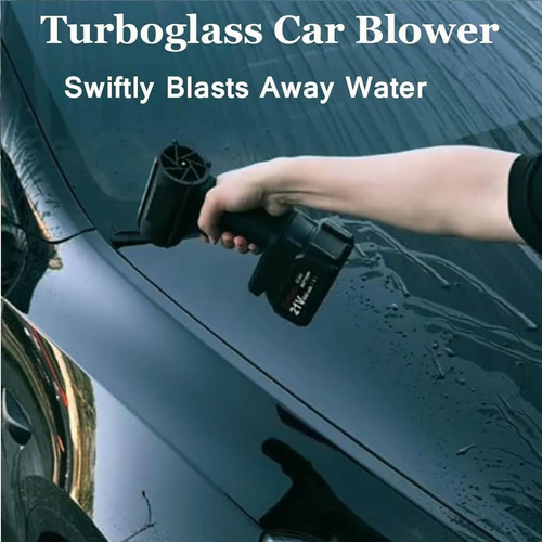 H Secador De Vidrio For Autos Turbodry, Portátil Inalámbrico