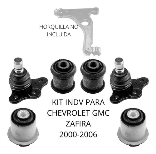 Kit Bujes Y Par Rotulas Para Chevrolet Gmc Zafira 2000-2006