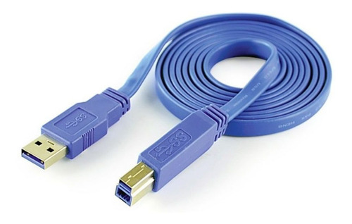 Cable Impresora Usb 3.0 Cliptec 120 Flat Diginet