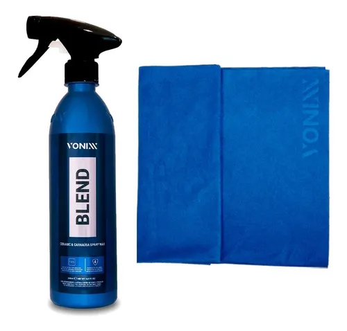 Blend Spray 500ml + Pano Microfibra Ultra Fino 8k Vonixx Cor All Colors