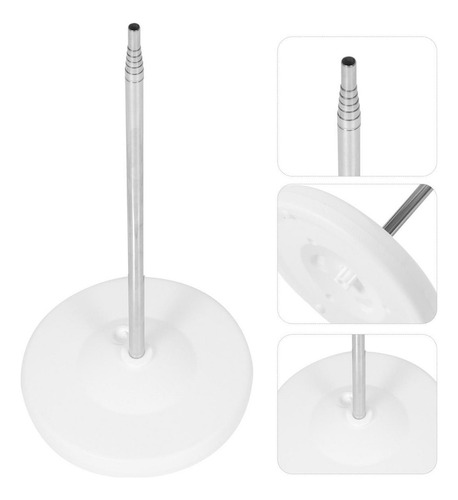 Kit de 2 soportes de acero tipo torre, 2 globos de burbujas de 32 pulgadas y 20 clips