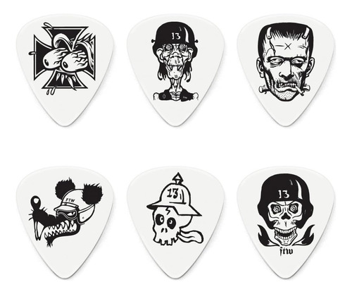 Dunlop Bl113p.60 Frank Kozik Serie 2 Púas, Varios Colo...