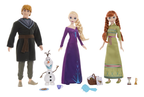 Mattel Disney Frozen - Juego De 3 Muñecas Charades Con Muñec