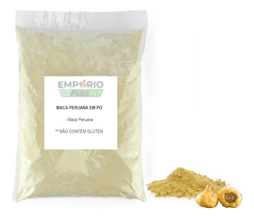 Suplemento Em Pó Empório Fullfit  Maca Peruana Em Pó Pura Granel 3 Kg Empório Fullfit Farinha De Maca Peruana Maca Peruana Em Pó Pura Granel 3 Kg Empório Fullfit Sabor  Natural Em Pacote De 3l