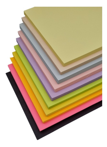 Imagen 1 de 3 de Hojas De Color Tamaño Carta, 10 Colores, Millar