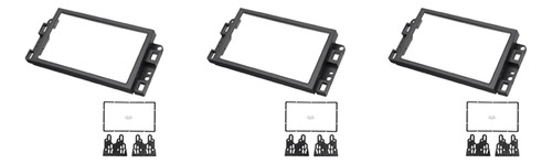 3x 2din Car Radio Fascia Cd Dvd Audio Dashboard Panel Frame