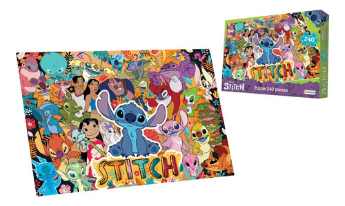 Puzzle 240 Piezas 48x33 Cm Stitch De Disney Shp Tunishop