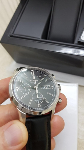 Bulova Acu Swiss Daydate 63c115