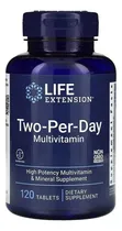 Comprar Dois Por Dia Two Per Day Life Extension 120 Tablets - Eua