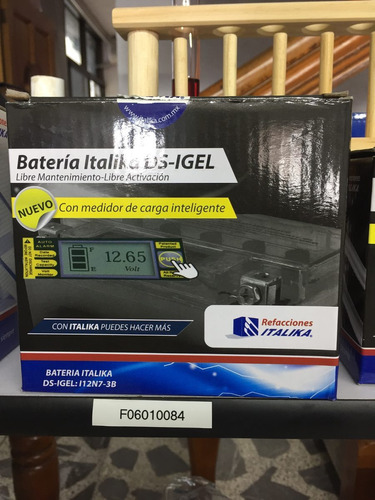 Bateria Moto Italika Gel Original Inteligente Ft150 Atv150r