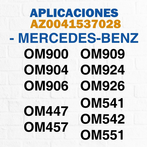Sensor De Emisión De Gases Az0041537028 (map) Mercedes Benz