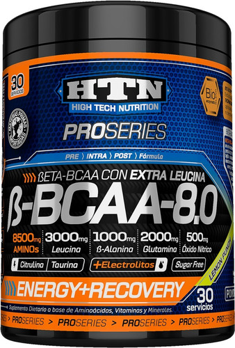 Beta Bcaa 8.0 Con Extra Leucina 30 Servicios 360grs. Htn
